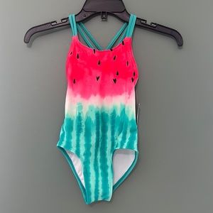 Adorable Cat & Jack one piece watermelon swimsuit